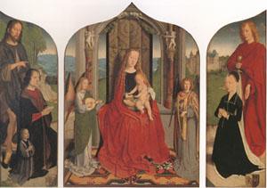 Gerard David The Virgin and child between angel musicians (mk05) oil painting picture
